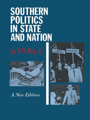 cover image of Southern Politics in State and Nation